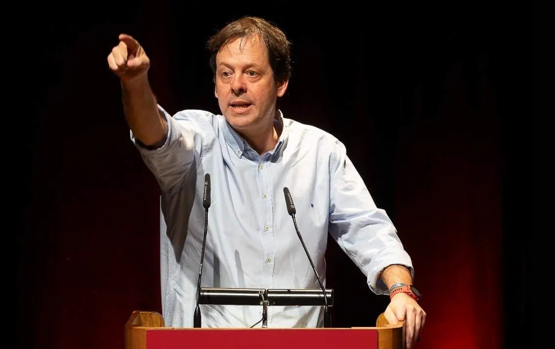 Paco Fern&aacute;ndez, Gerente iRiego, durante los Premios Compromiso de Heraldo de Le&oacute;n en los que fue galardonado.