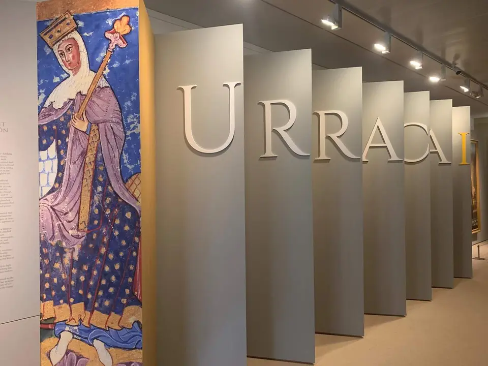 Imagen de la exposici&oacute;n sobre Urraca I en el Museo de Le&oacute;n.
