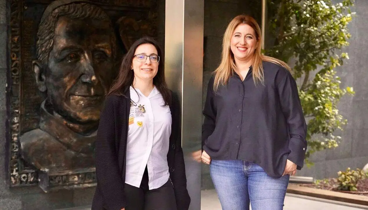 Maura Soriano, coordinadora de Protecci&oacute;n Internacional y Mar&iacute;a Gonz&aacute;lez, trabajadora social