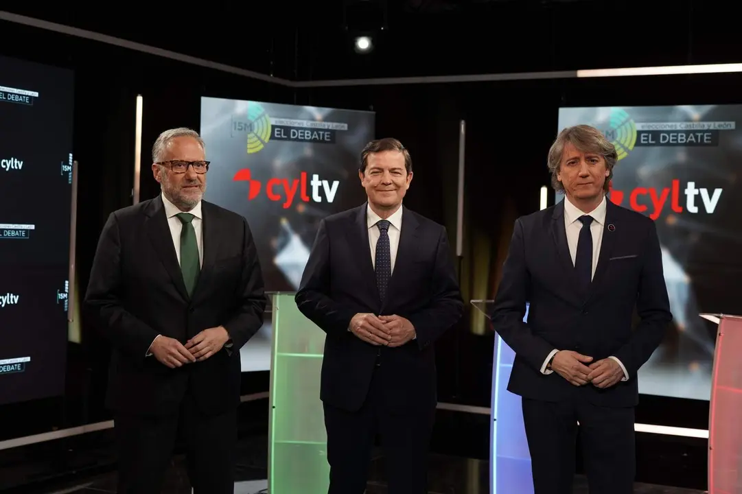 Debate candidatos a la presidencia de la Junta. Foto: Eduardo Margareto