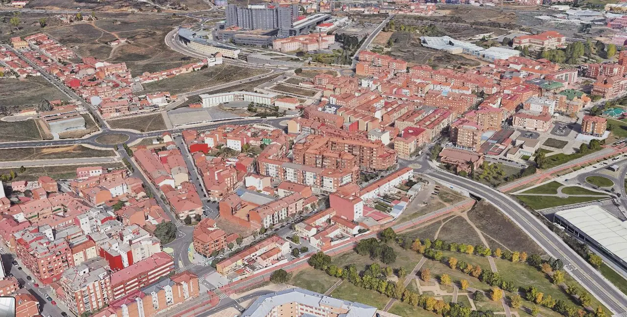 Vista a&eacute;rea de una de las zonas beneficiadas por la inversi&oacute;n.