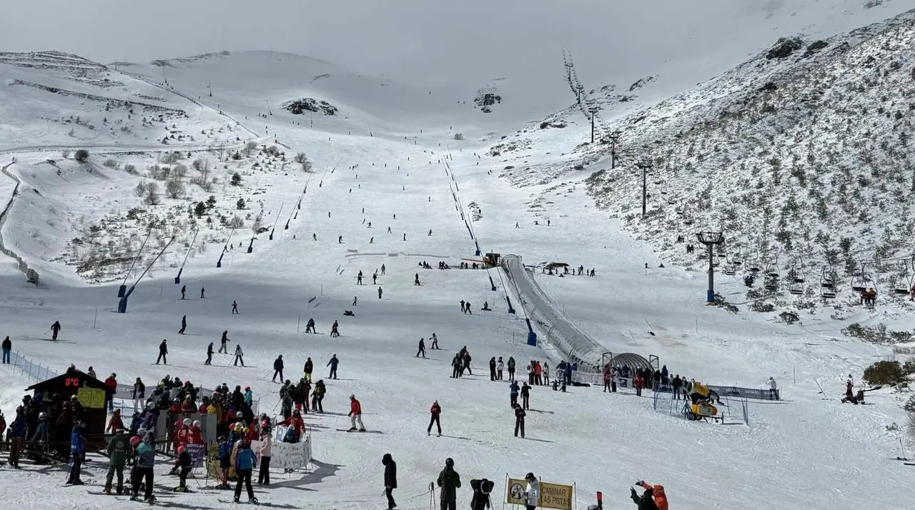 Imagen de la estaci&oacute;n invernal de San Isidro este fin de semana.