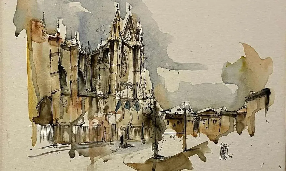 Imagen de una de las l&aacute;minas que componen la exposici&oacute;n.