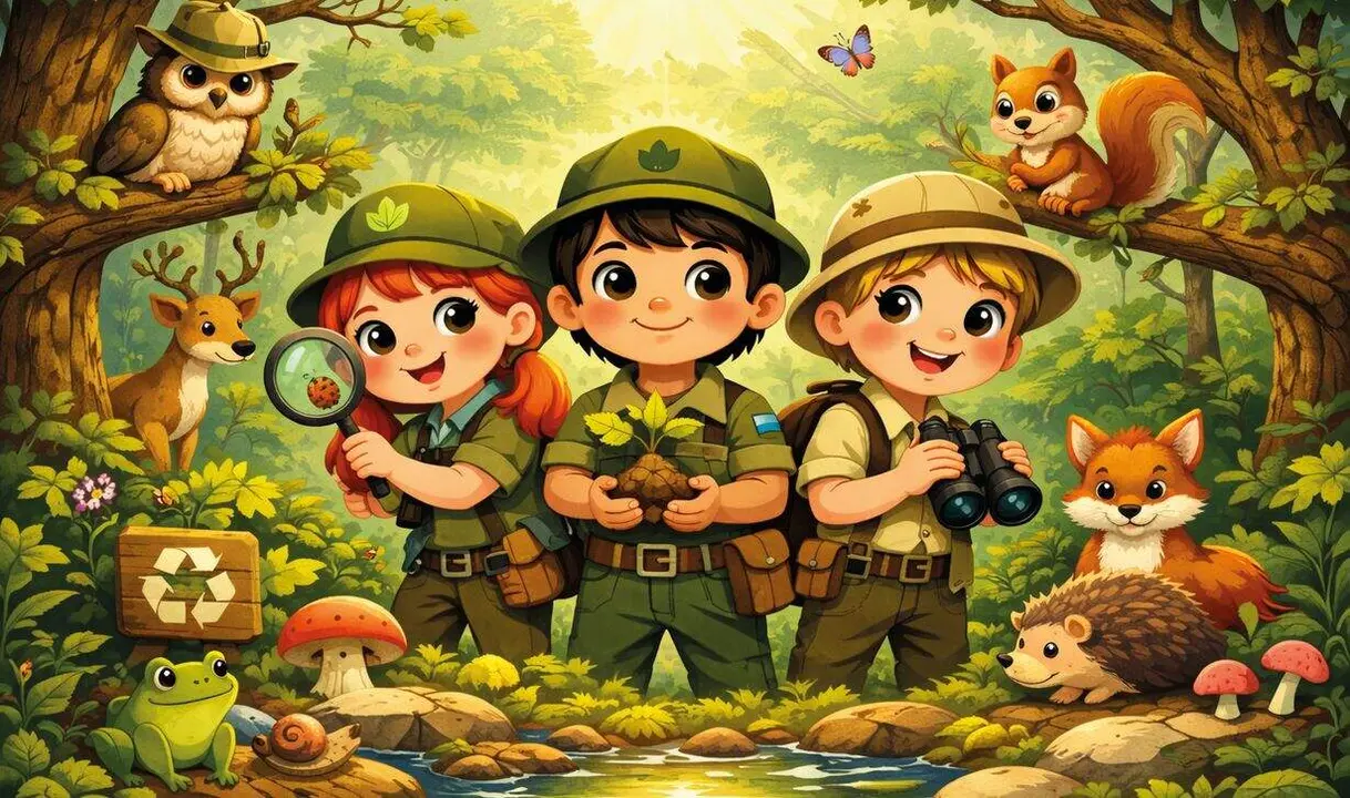 Peque&ntilde;os guardianes del bosque 1