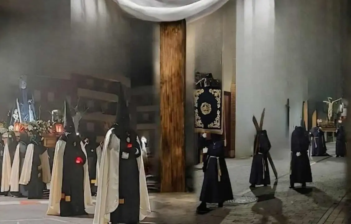 Imagen parcial del cartel promocional de la Semana Santa de Santa Mar&iacute;a del P&aacute;ramo.