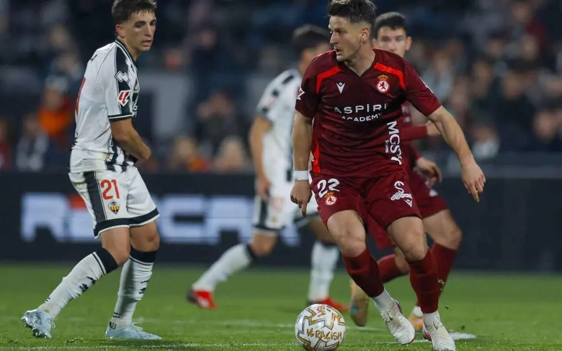 Radoja, en un lance del partido de este lunes.