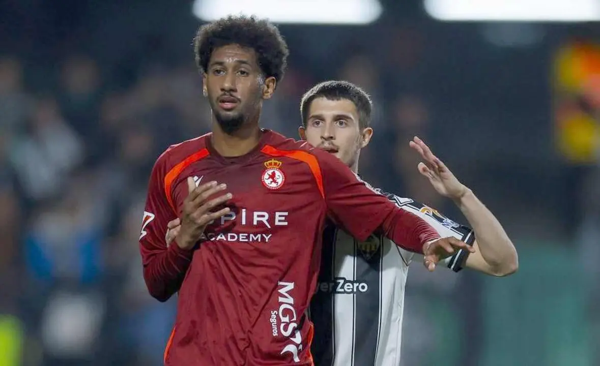 Homam, en un lance del encuentro ante el Castell&oacute;n.