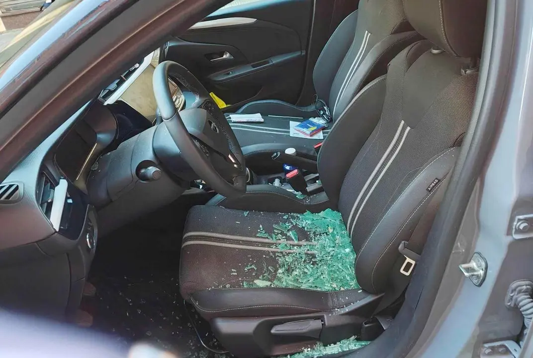 Imagen de uno de los veh&iacute;culos difundida a trav&eacute;s de las redes sociales.