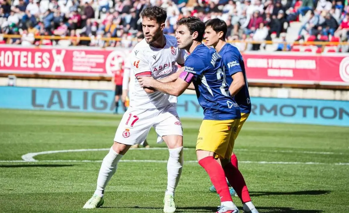 Calero, durante el encuentro de este domingo.