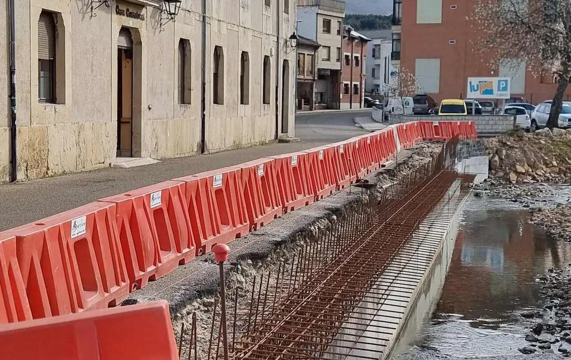 Imagen del estado de la obra esta misma semana.