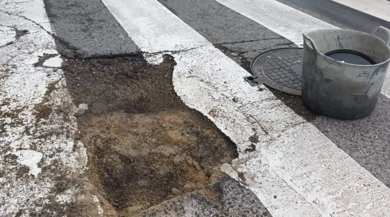 Bacheado calle Gonz&aacute;lez Calder&oacute;n 1