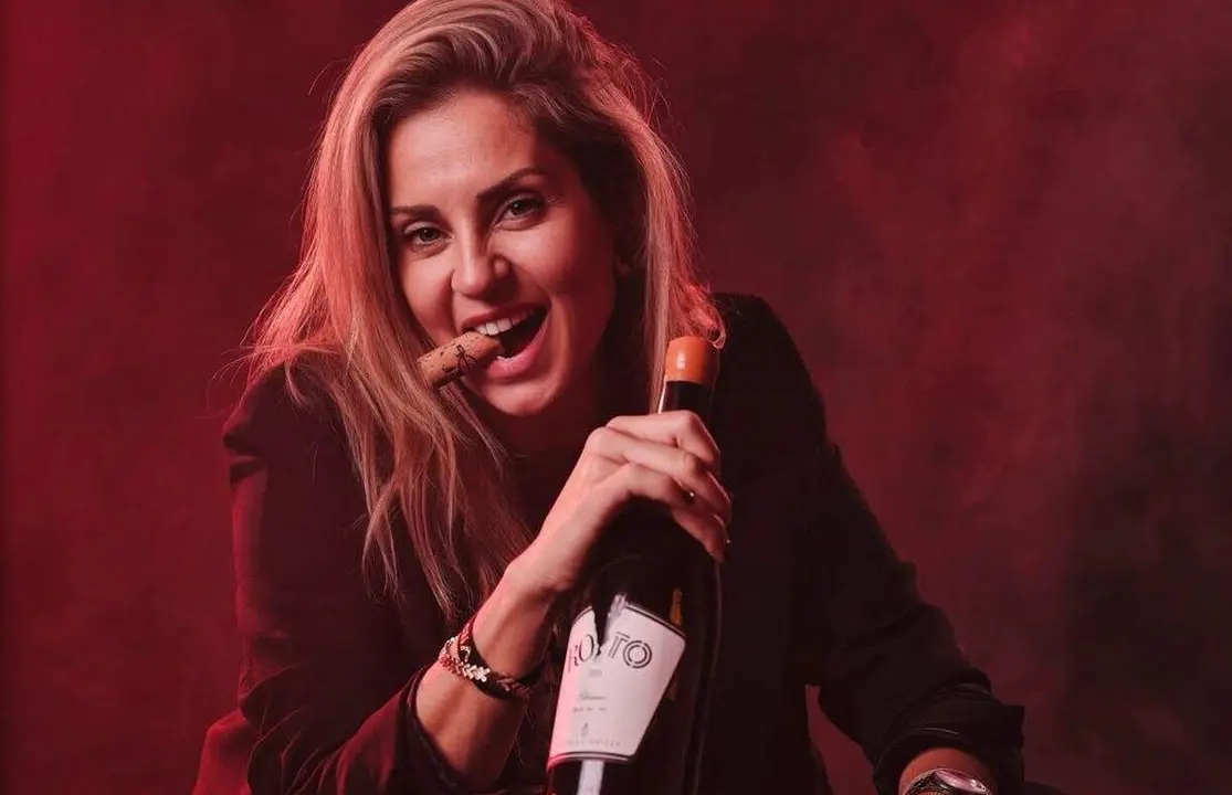 La en&oacute;loga gaditana afincada en El Bierzo, Ver&oacute;nica Ortega. Foto: @abelvaldenebro