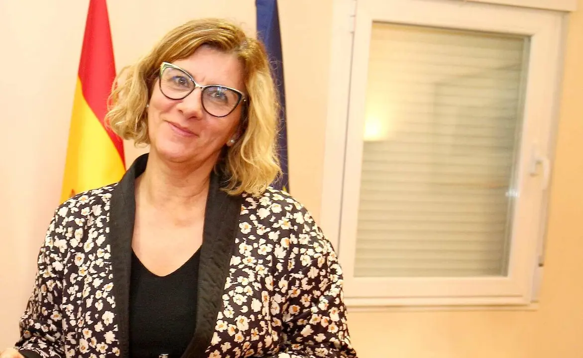 Mari Paz Mart&iacute;nez, alcaldesa de la localidad de Fabero.