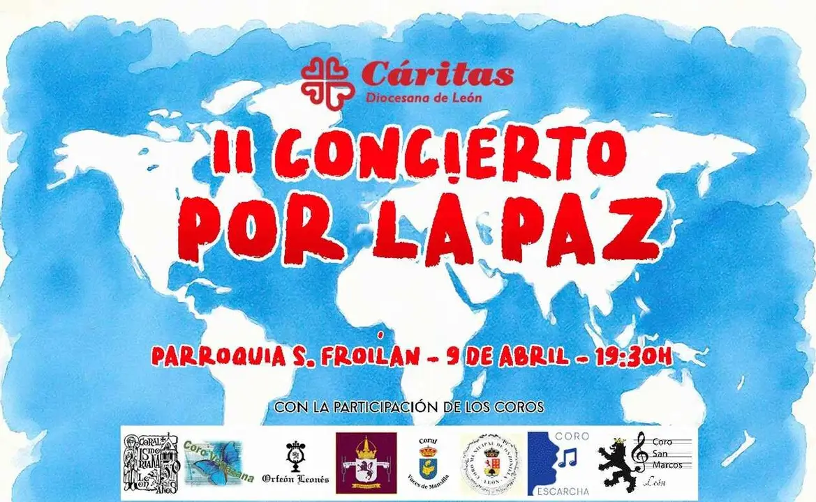 Imagen del cartel promocional del concierto.