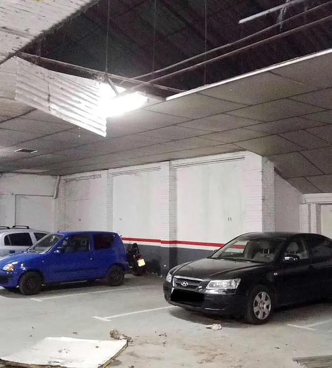 Imagen del lugar del accidente tomada por efectivos de la Polic&iacute;a Local de Le&oacute;n.