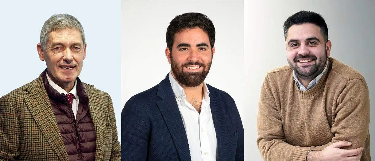 Los procuradores del Grupo Popular, Jos&eacute; Mar&iacute;a Eiros (I) y &Aacute;ngel Porras (C), junto al socialista Diego Vallejo, conformar&aacute;n la mesa de edad que inaugurar&aacute; la XII legislatura el pr&oacute;ximo 14 de abril en la sesi&oacute;n de constituci&oacute;n de las nuevas Cortes.