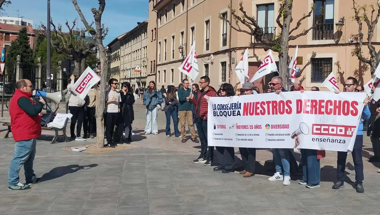 Imagen de una de las concentraciones realizadas a lo largo de la jornada.