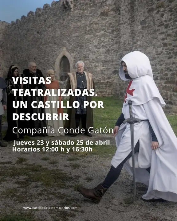 Imagen del cartel de las visitas teatralizadas.