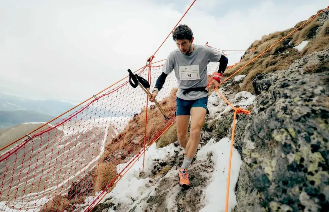 Manuel Merillas, durante una de sus competiciones.