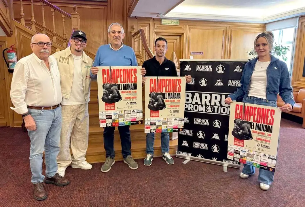 Un instante de la presentaci&oacute;n velada Campeones del ma&ntilde;ana en el Ayuntamiento de Le&oacute;n.