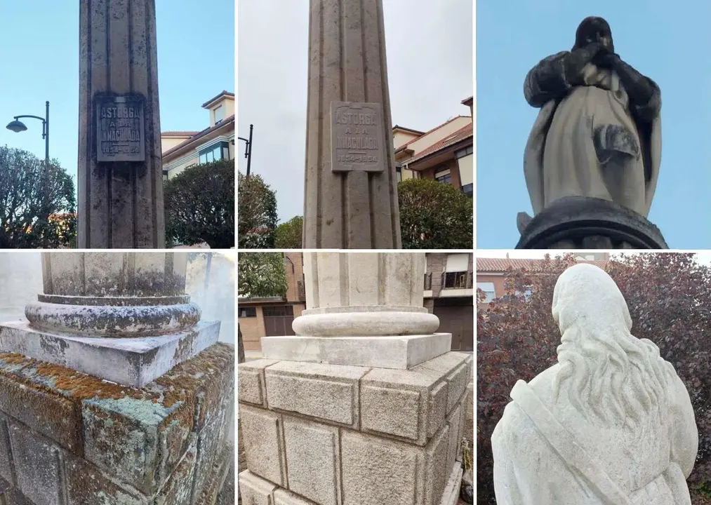 Imagen de las zonas recuperadas gracias a la intervenci&oacute;n desde el Ayuntamiento de Astorga.