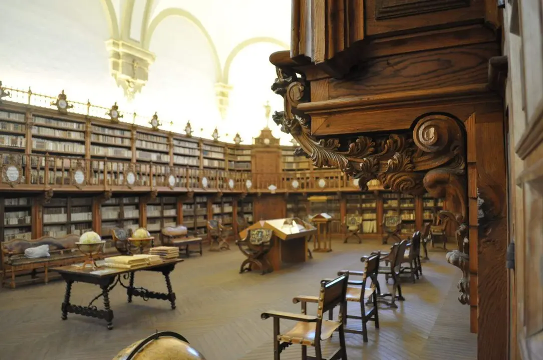 La Biblioteca General Hist&oacute;rica de Universidad de Salamanca, en una imagen de archivo. Foto: USAL.