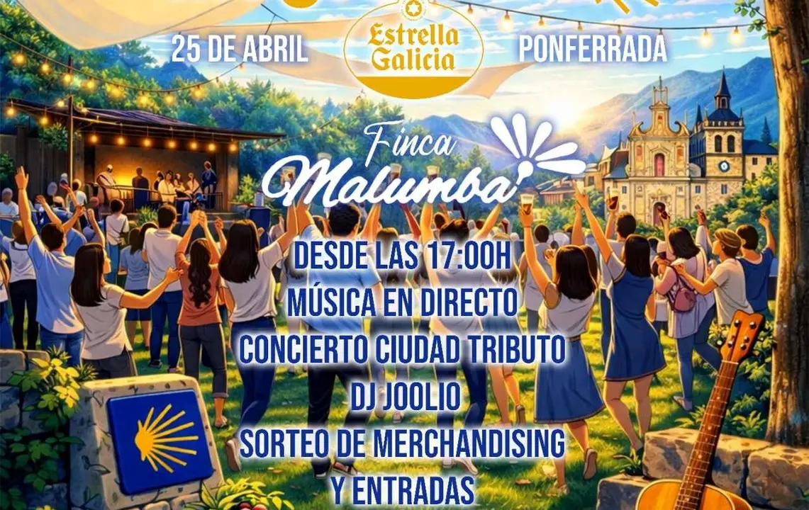 Cartel de la fiesta de presentaci&oacute;n del Malumba.