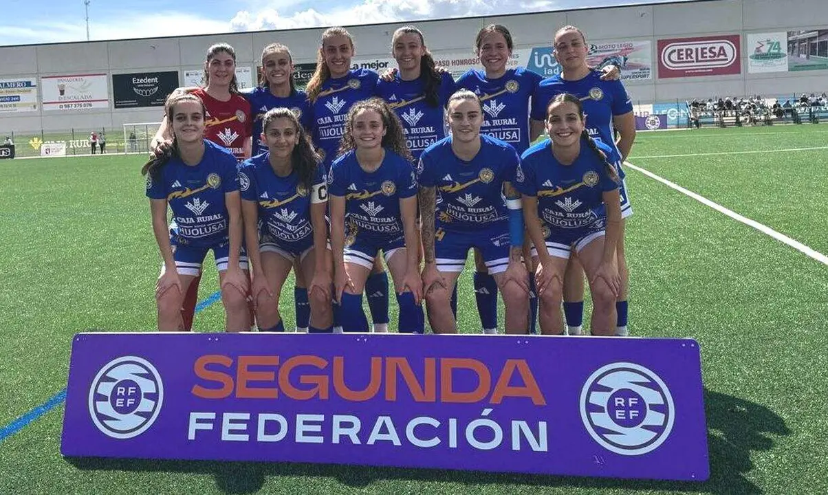 El once titular del Ol&iacute;mpico de Le&oacute;n en su choque contra el Eibar. Foto: Ol&iacute;mpico de Le&oacute;n.