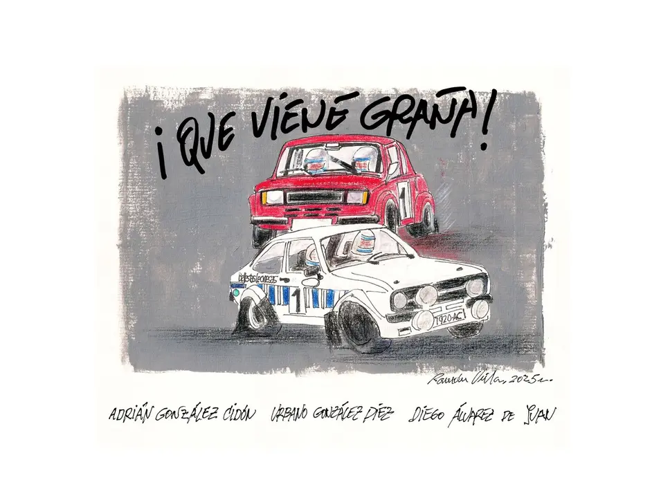 Portada de '&iexcl;Que viene Gra&ntilde;a!', obra de Ram&oacute;n Villa.