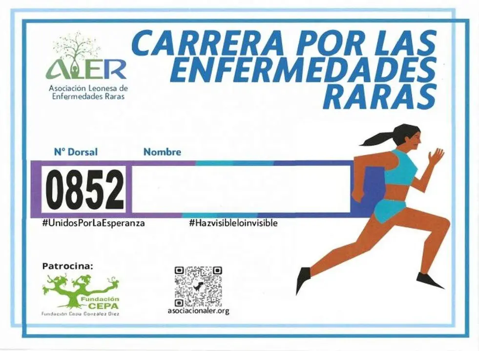 Dorsal carrera solidaria enfermedades raras