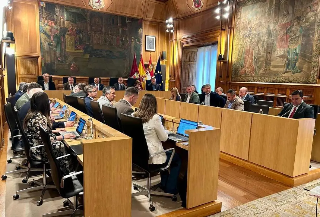 Un instante del pleno celebrado este mi&eacute;rcoles.