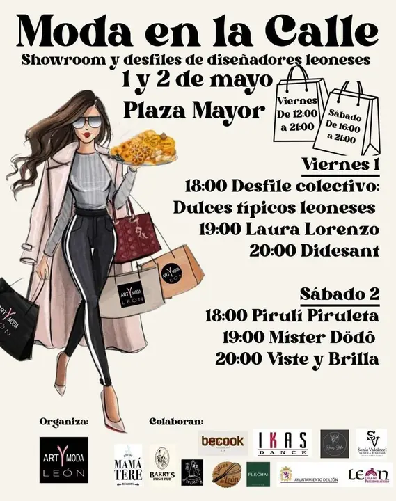Cartel promocional de 'Moda en la calle'.