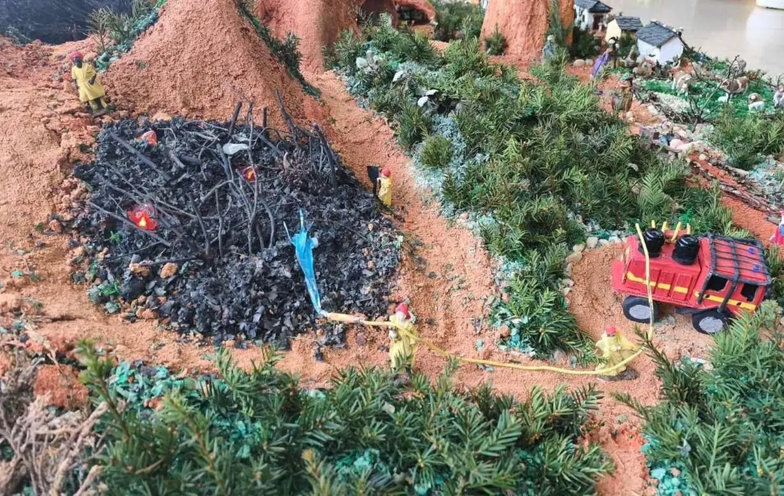 Imagen parcial de la maqueta que ahora se exhibir&aacute; en Las M&eacute;dulas.
