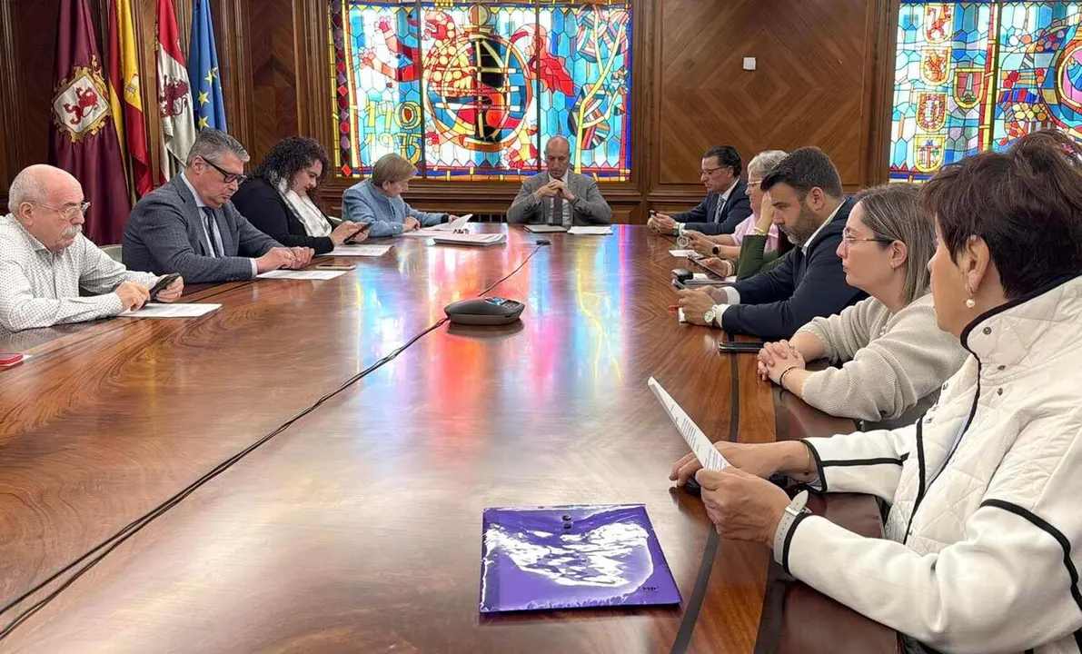 Un instante de la Junta Gobierno Local de este viernes.