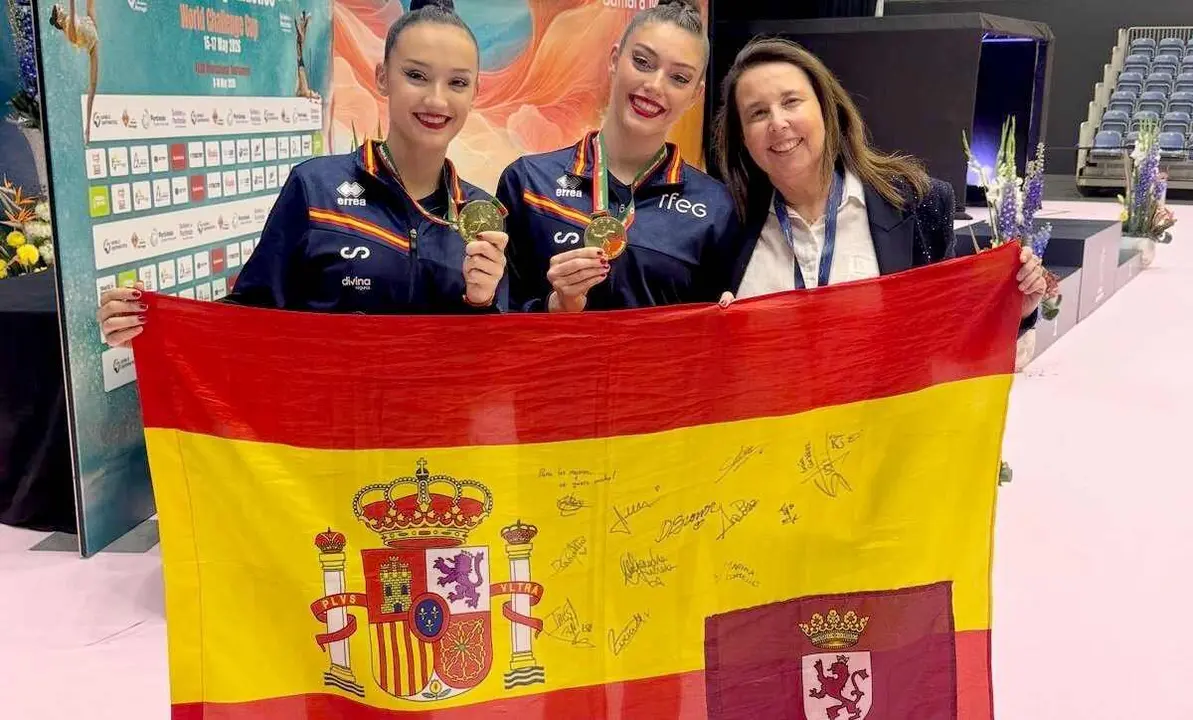 Andrea Corral, Andrea Fern&aacute;ndez y Nuria Casta&ntilde;o en Portimao.