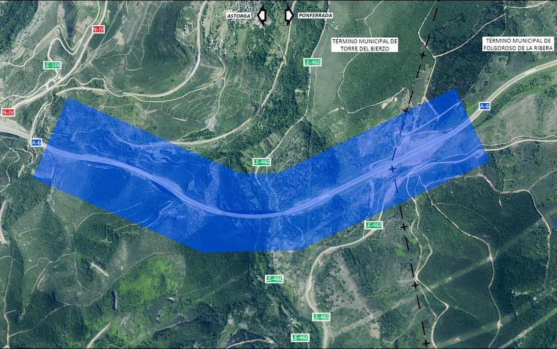 Vista a&eacute;rea de la infraestructura y de la zona bajo control y supervisi&oacute;n.