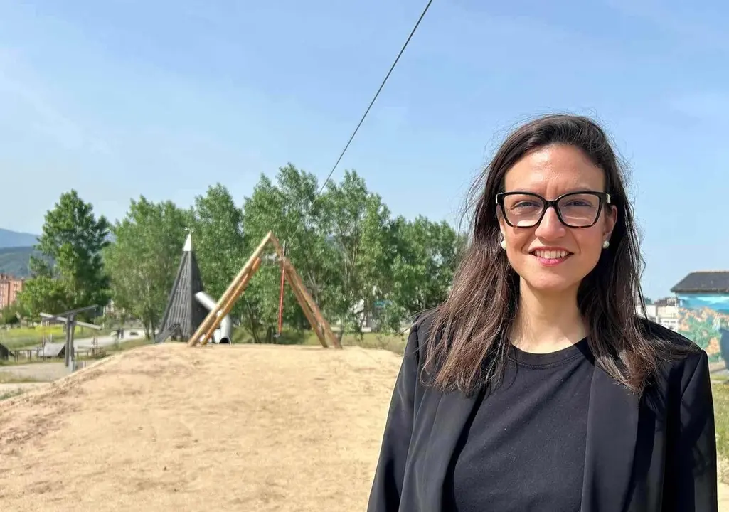 Imagen de la nueva tirolina en el Parque de la Juventud.