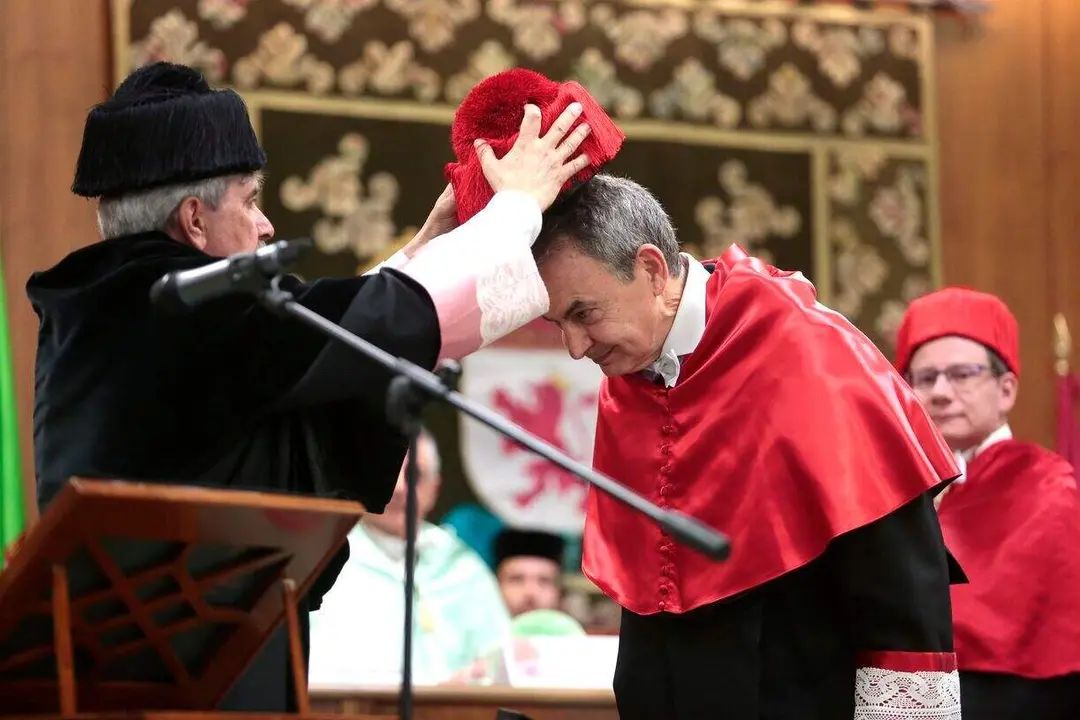 Acto acad&eacute;mico de investidura del ex presidente del Gobierno, Jos&eacute; Luis Rodr&iacute;guez Zapatero, como Doctor Honoris Causa por la Universidad de Le&oacute;n en 2023.