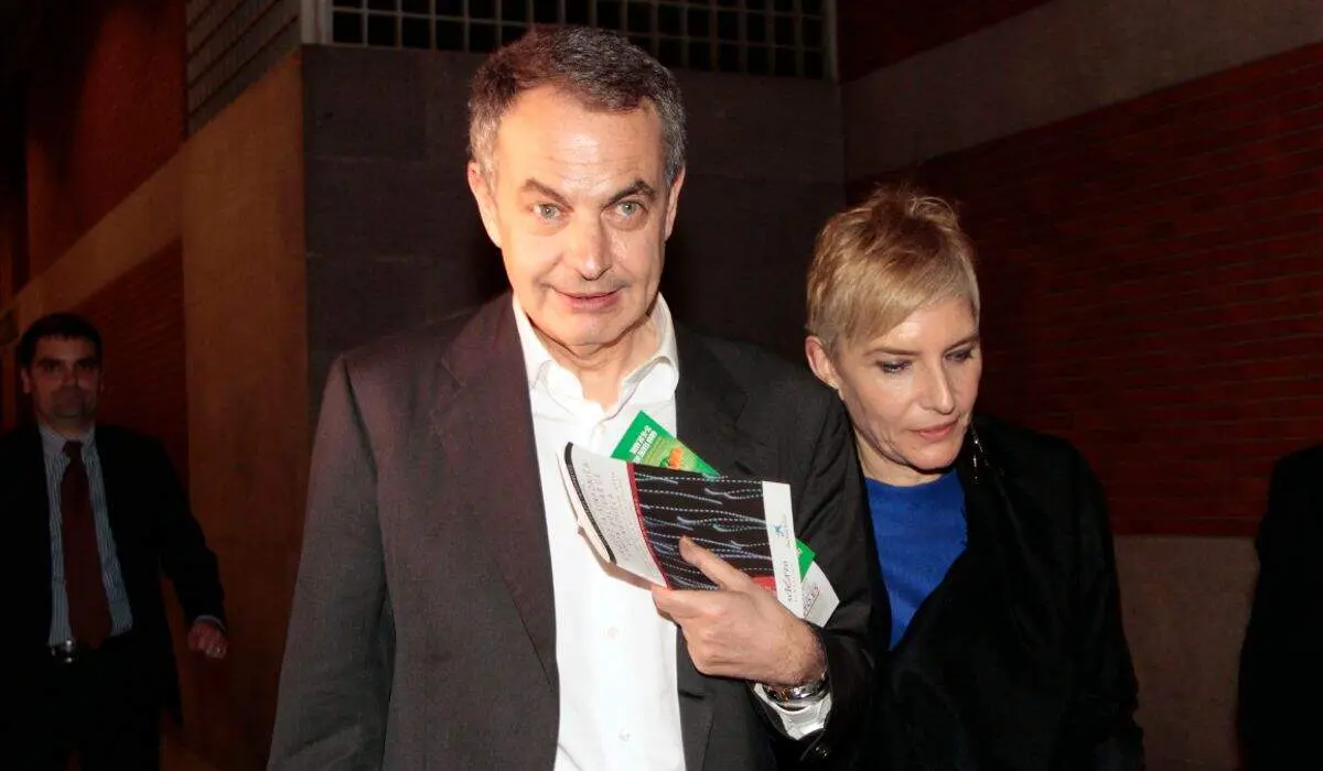 Rodr&iacute;guez Zapatero, junto a Sonsoles Espinosa.