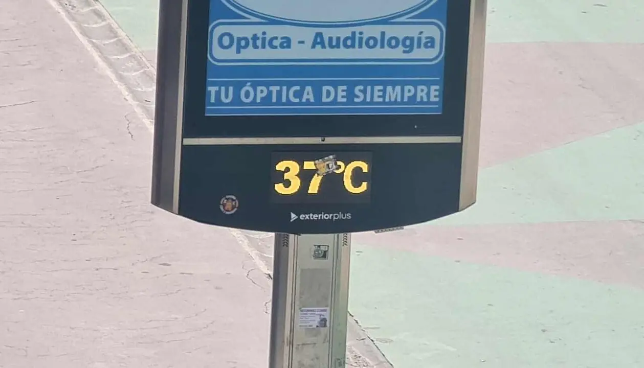 Imagen de un term&oacute;metro en Ordo&ntilde;o II este mi&eacute;rcoles.