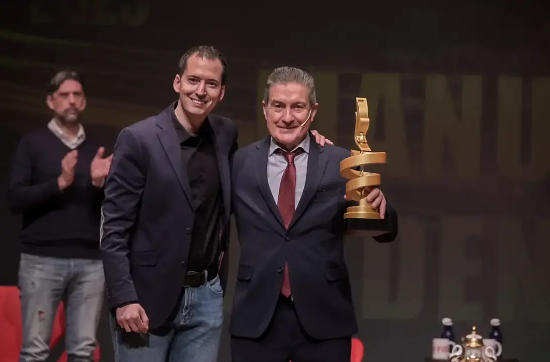 Manolo Cadenas, tras recibir el premio FID Legado el a&ntilde;o pasado. Foto: FID.