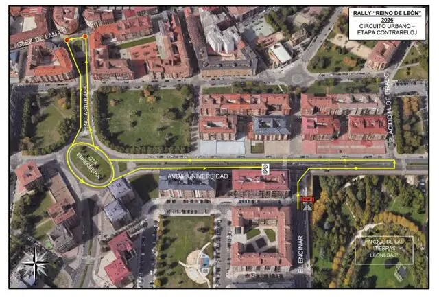 Imagen de las zonas en las que se producir&aacute;n los cortes de tr&aacute;fico.