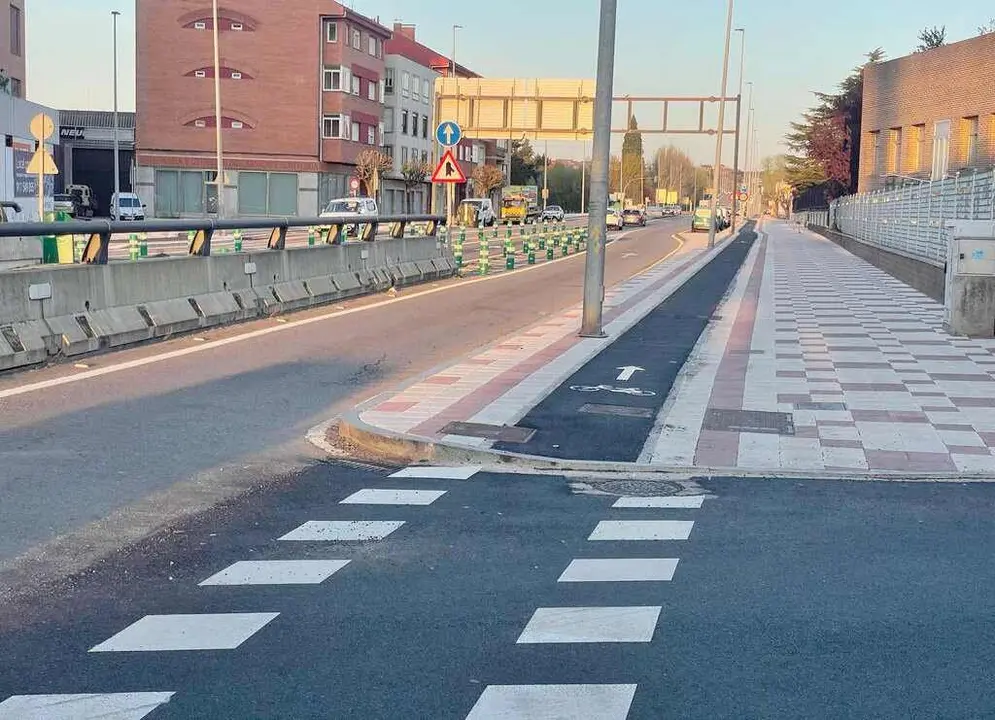 Adecuaci&oacute;n de espacio urbano para bicicletas.