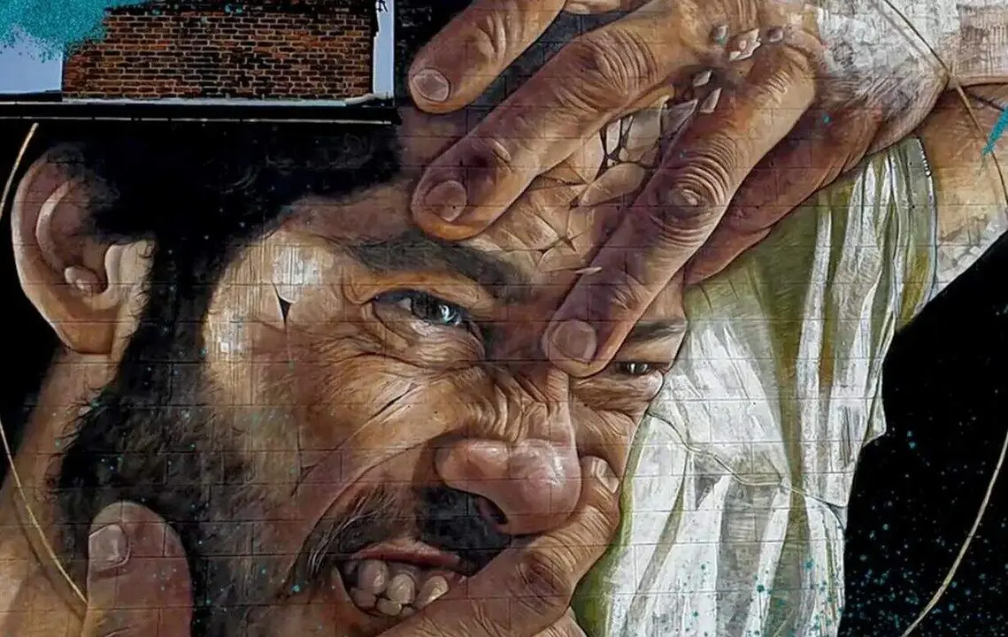 grafiti la ba&ntilde;eza