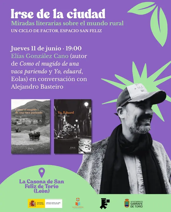 Cartel de El&iacute;as Gonz&aacute;lez en San Feliz de Tor&iacute;o.