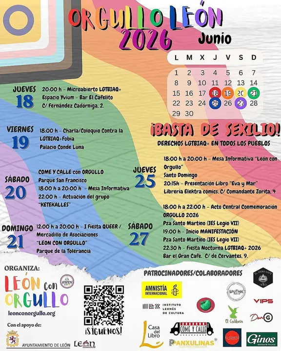 Imagen del cartel promocional de las diferentes actividades.