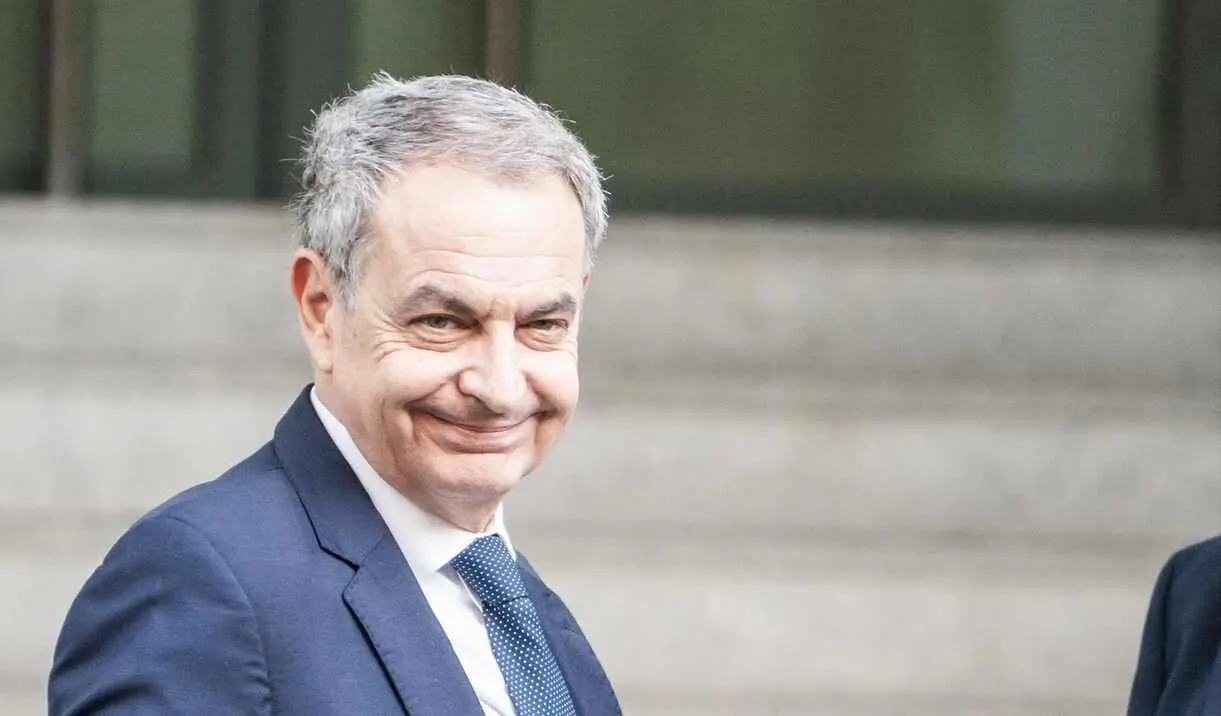 Rodr&iacute;guez Zapatero, a su llegada a la Audiencia Nacional.
