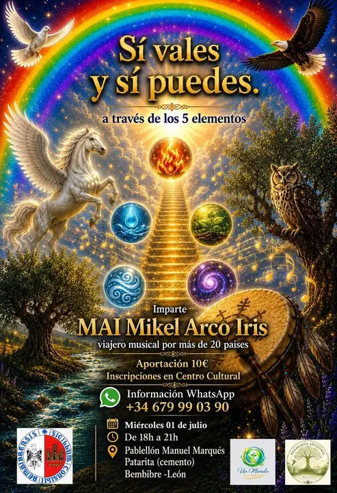 Imagen del cartel promocional de la actividad en Bembibre.