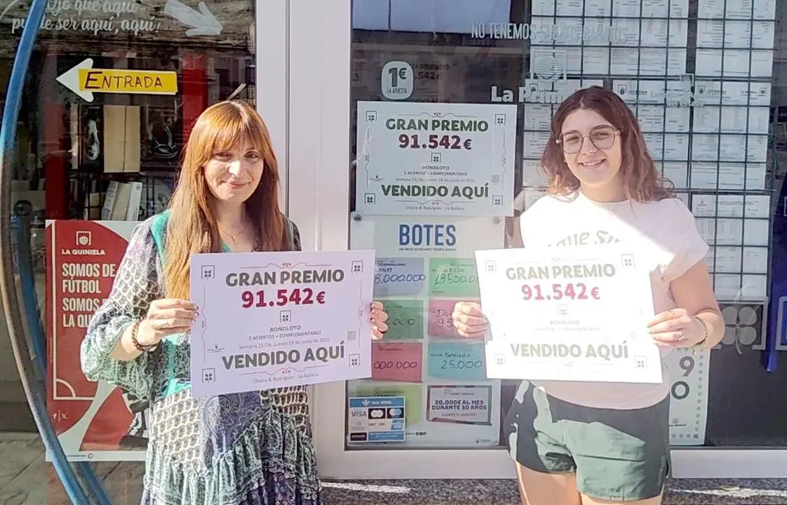 La BonoLoto deja un premio de m&aacute;s de 91.000 euros en La Ba&ntilde;eza. Foto: LAE.