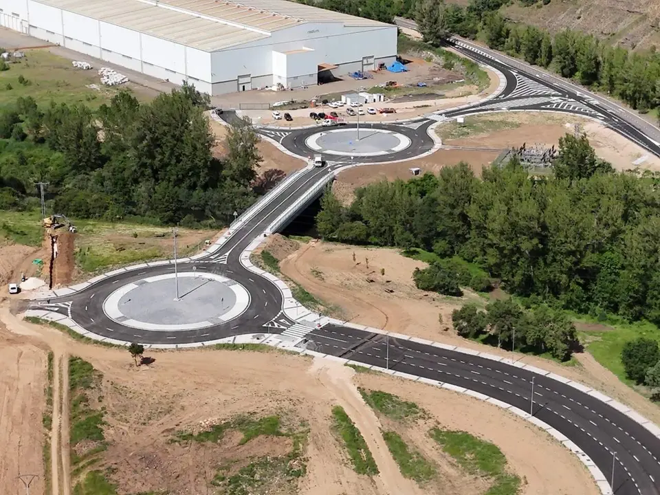 Imagen a&eacute;rea del Pol&iacute;gono del Crisp&iacute;n de La Robla. Foto: Ayto La Robla.